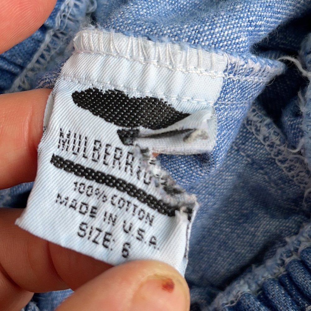 Mulberry Elastic Waist Button Cargo Jeans Boys 6